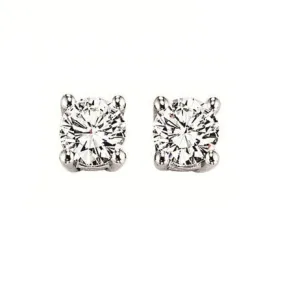 1 Ct TW Lab Created Diamond Stud Earrings