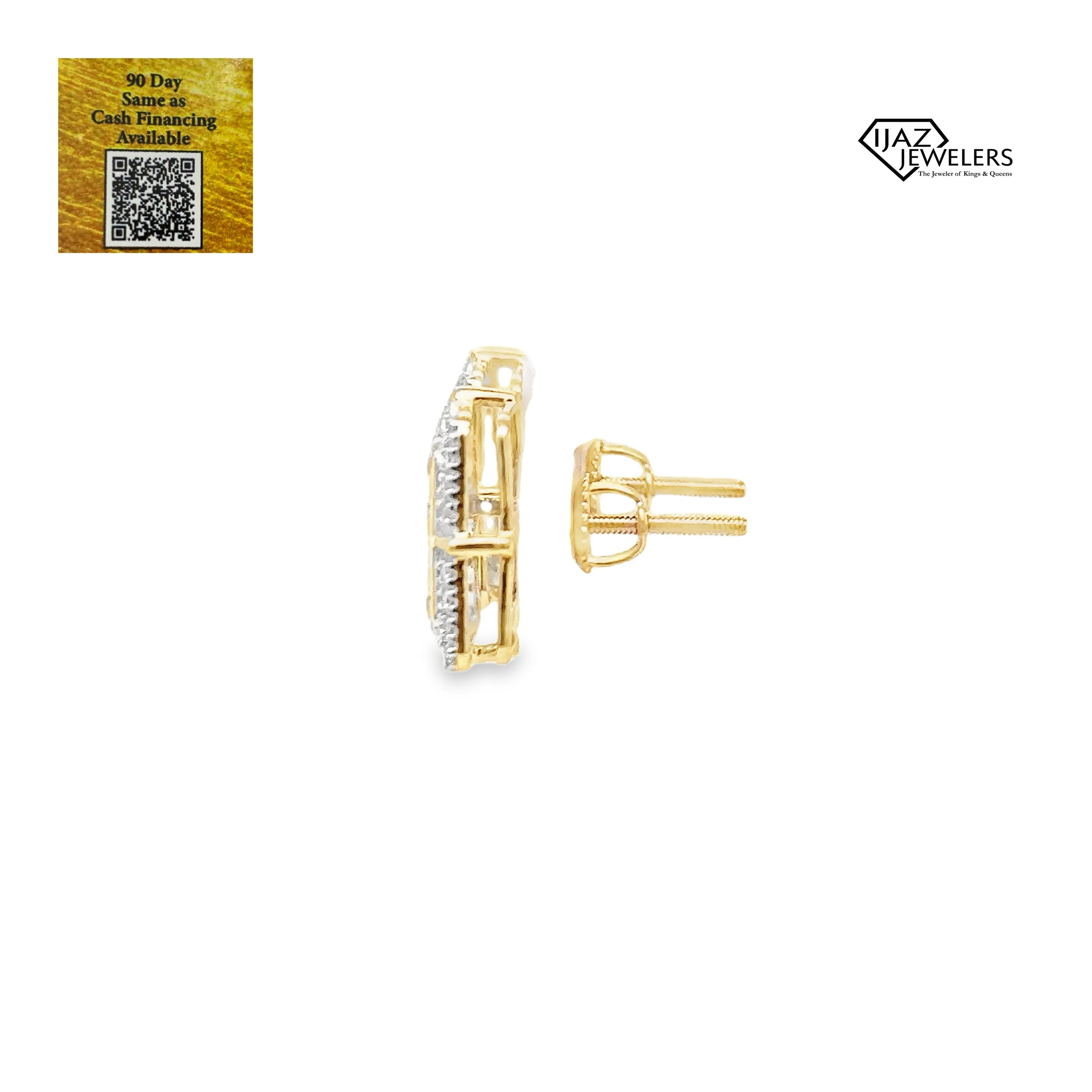 10K Gold 0.56 CTW Diamond Earrings