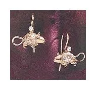 14k Les Souris Earrings