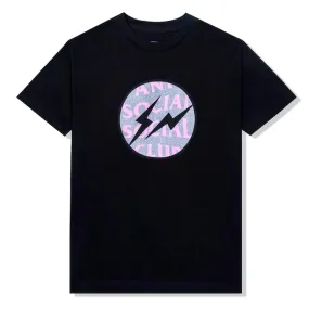 (40% Off) Anti Social Social Club X Fragment Called Interference Tee Black Pink