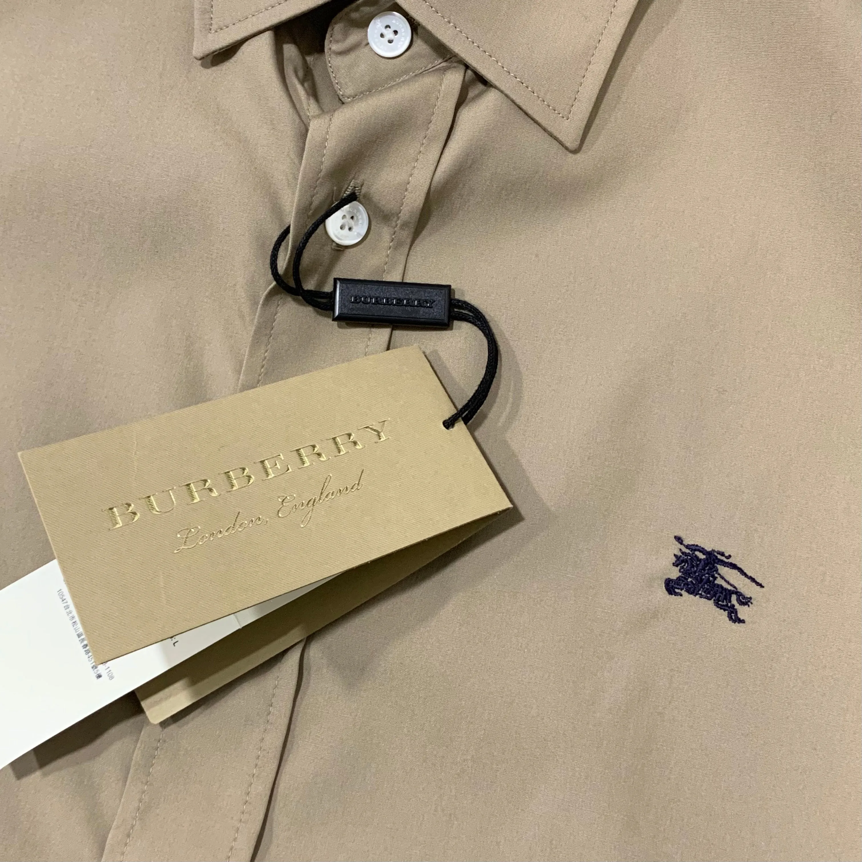 (50% Off) Burberry Cambridge Long Sleeve Shirt Tan