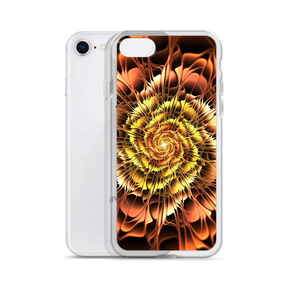 Abstract Flower 01 iPhone Case