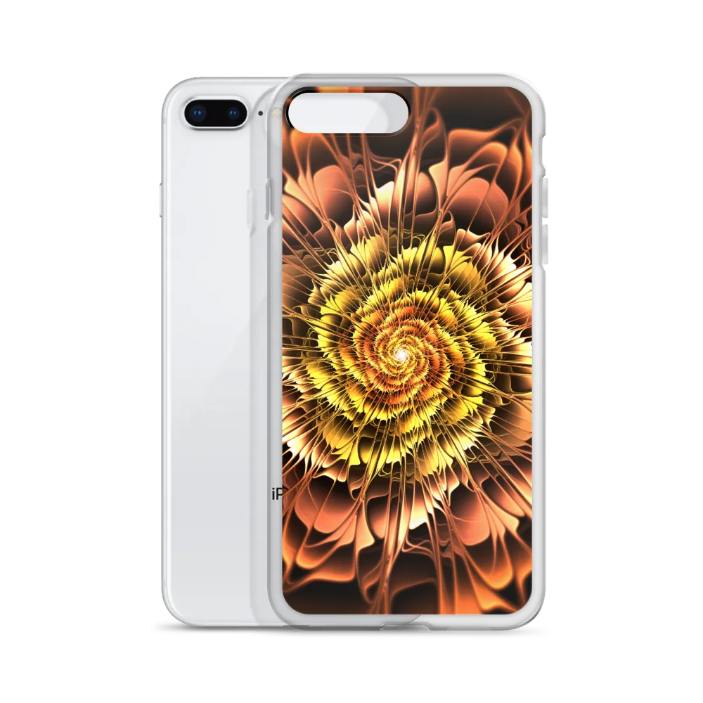 Abstract Flower 01 iPhone Case