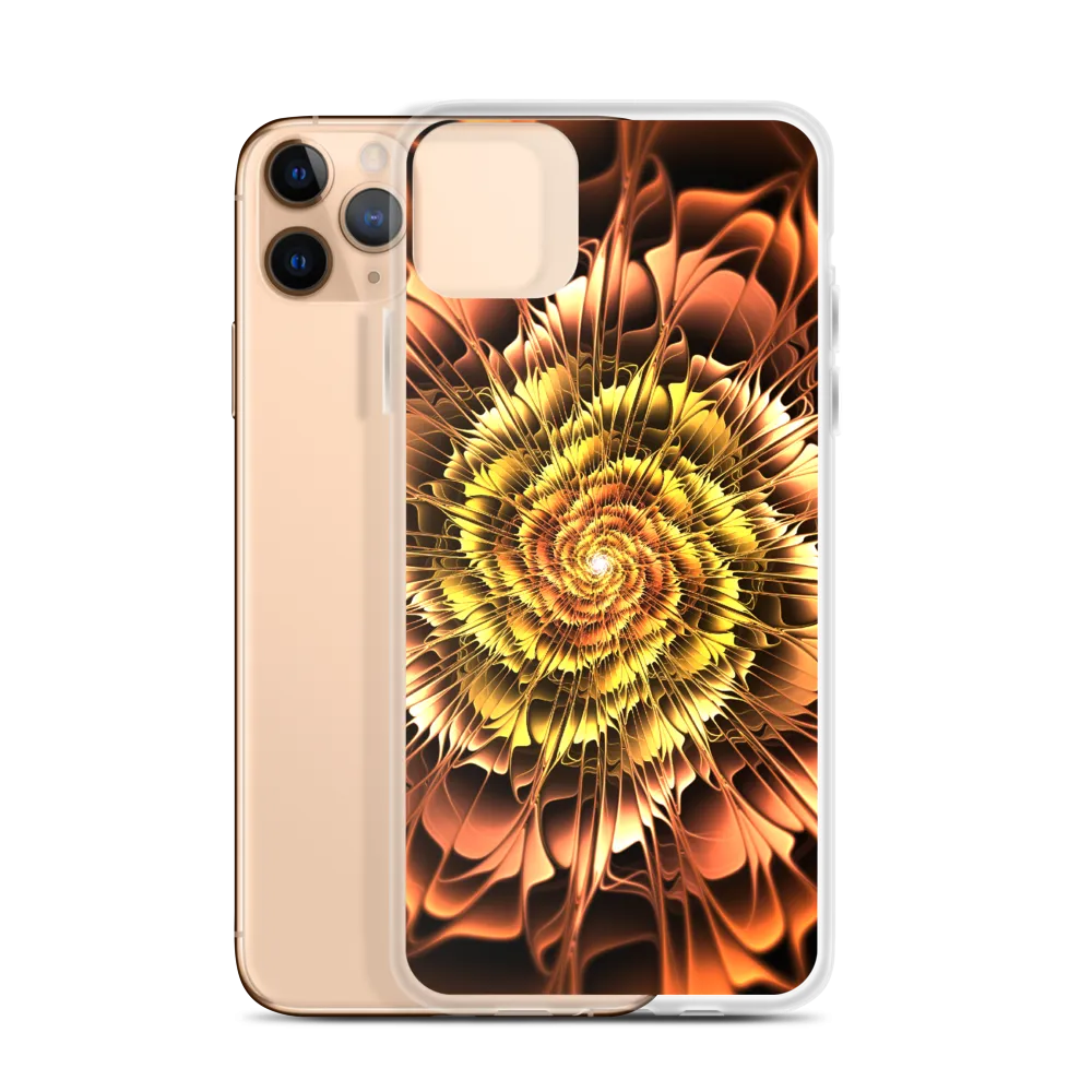 Abstract Flower 01 iPhone Case