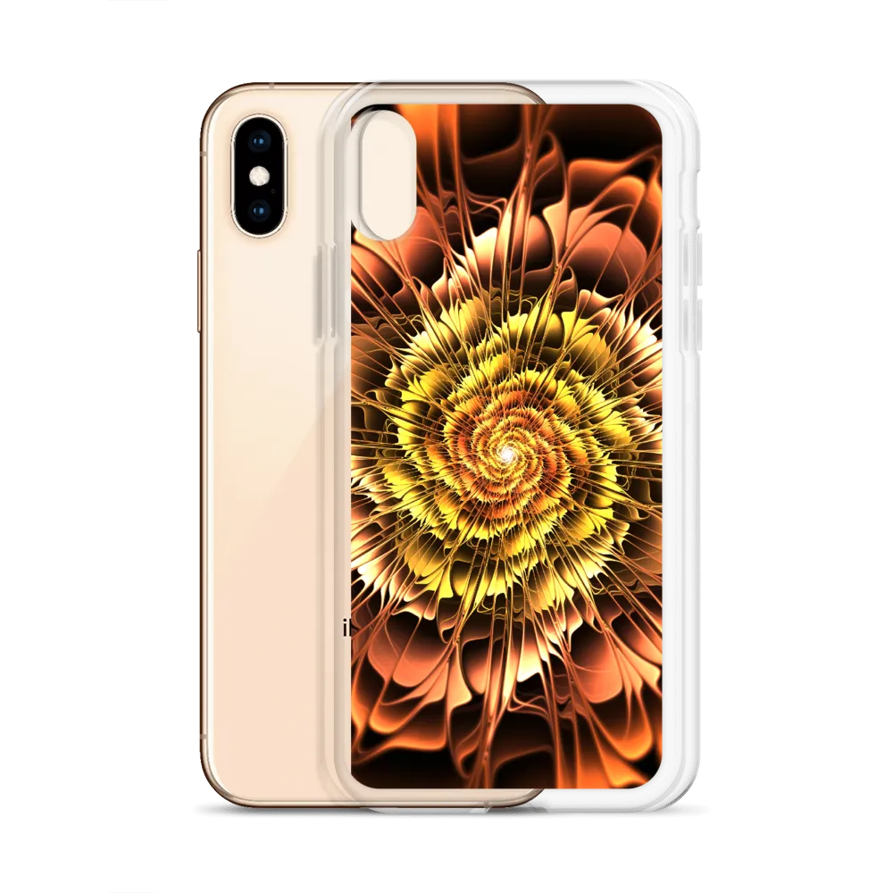 Abstract Flower 01 iPhone Case