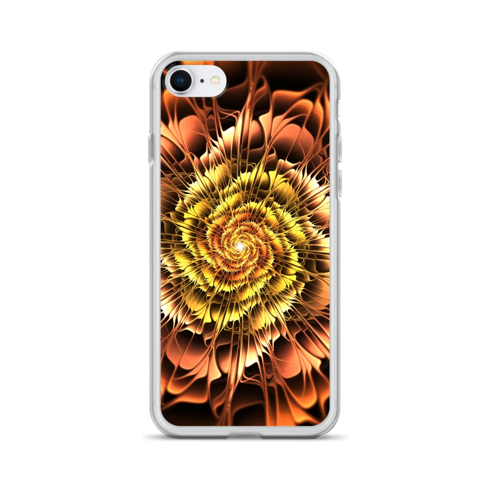 Abstract Flower 01 iPhone Case