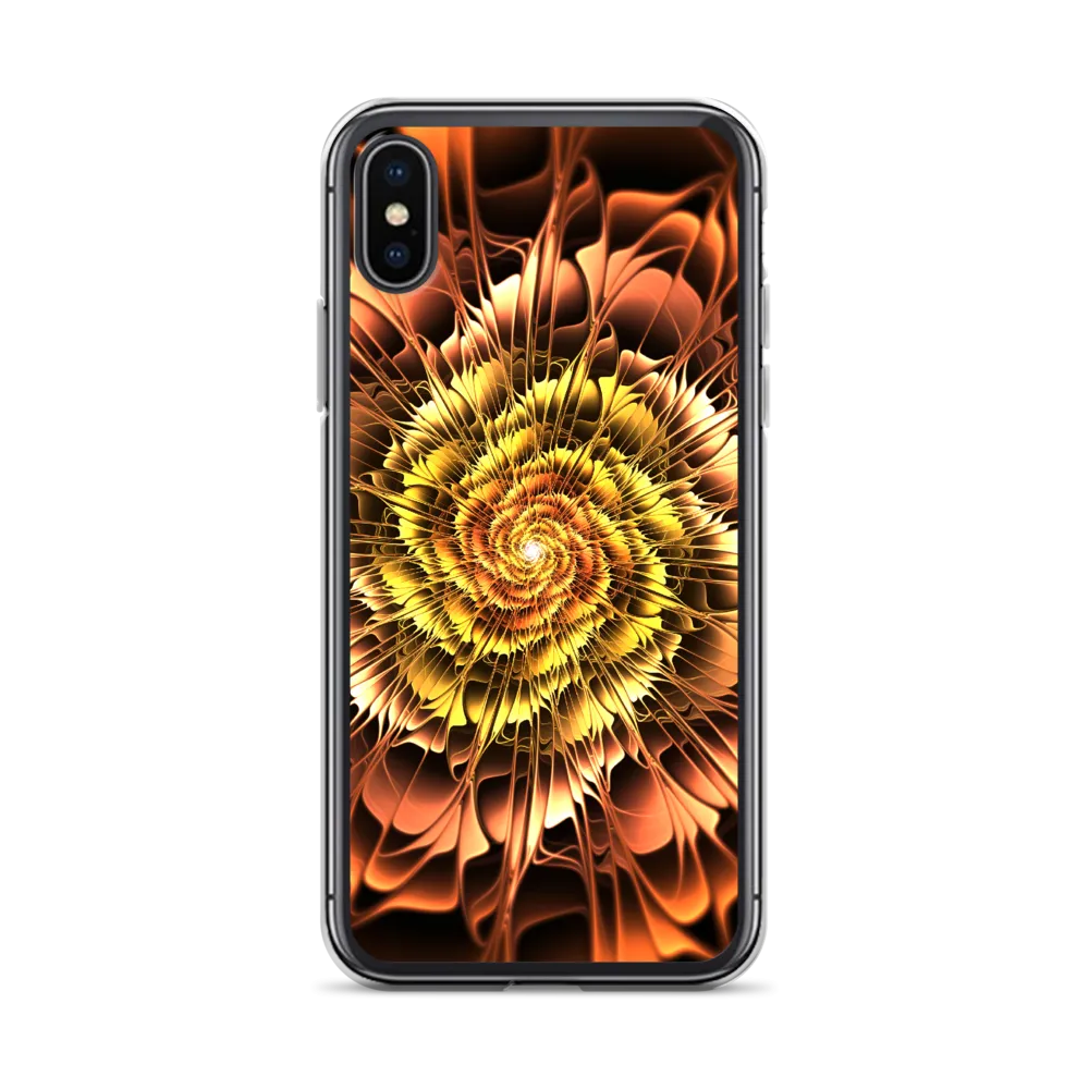 Abstract Flower 01 iPhone Case