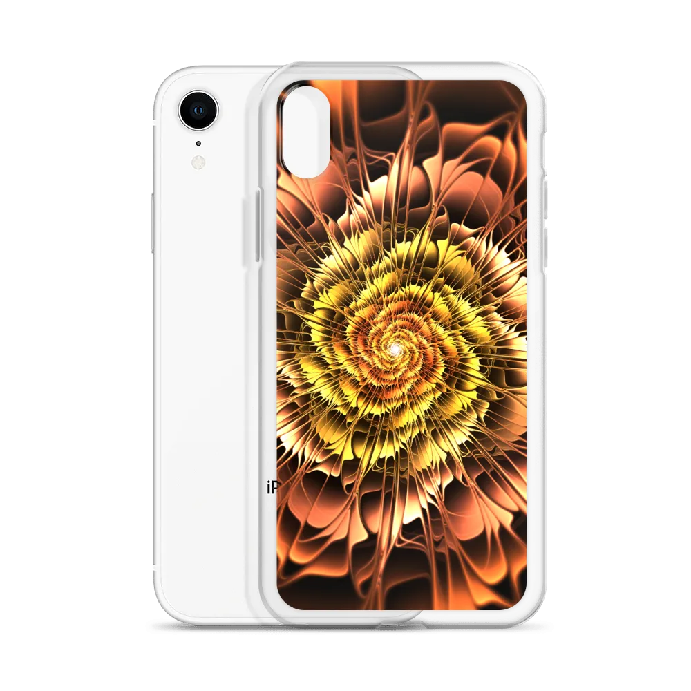 Abstract Flower 01 iPhone Case