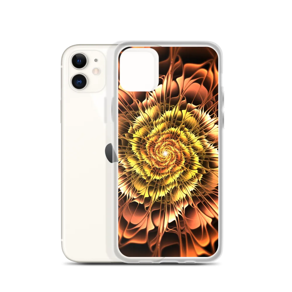 Abstract Flower 01 iPhone Case