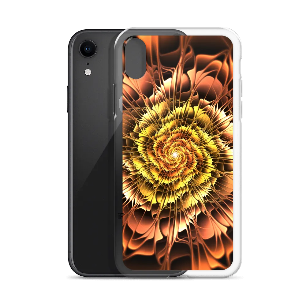 Abstract Flower 01 iPhone Case