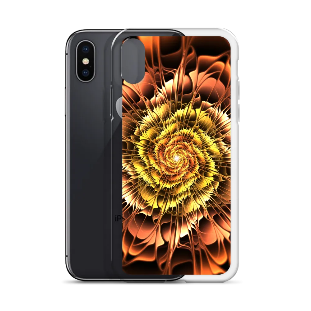 Abstract Flower 01 iPhone Case