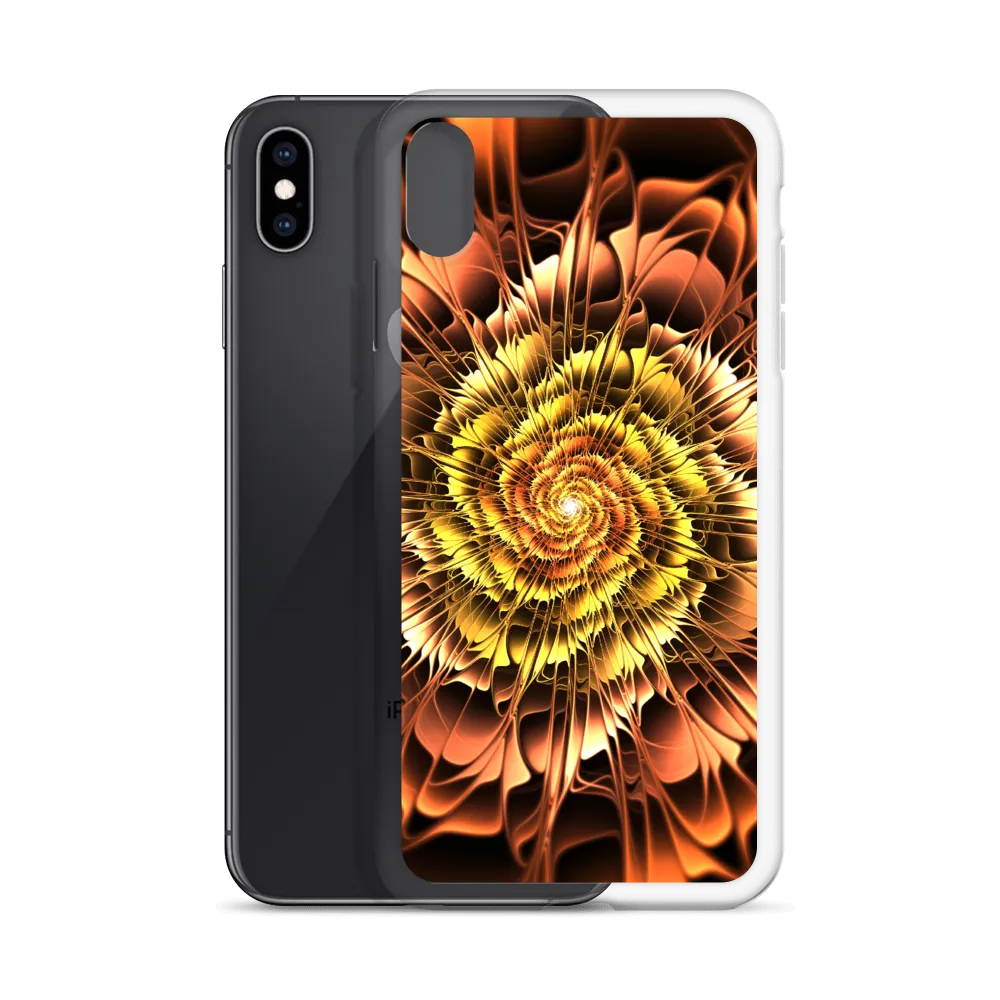 Abstract Flower 01 iPhone Case