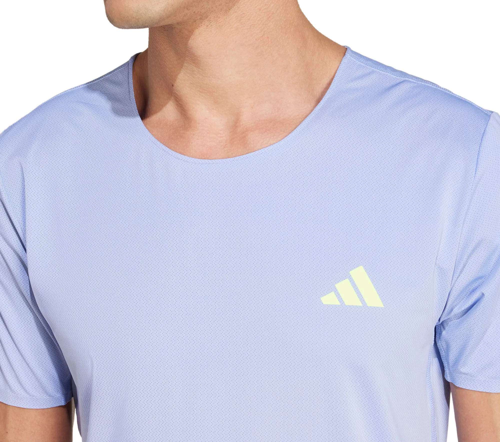 adidas Adizero Short Sleeve Mens Running Top - Blue