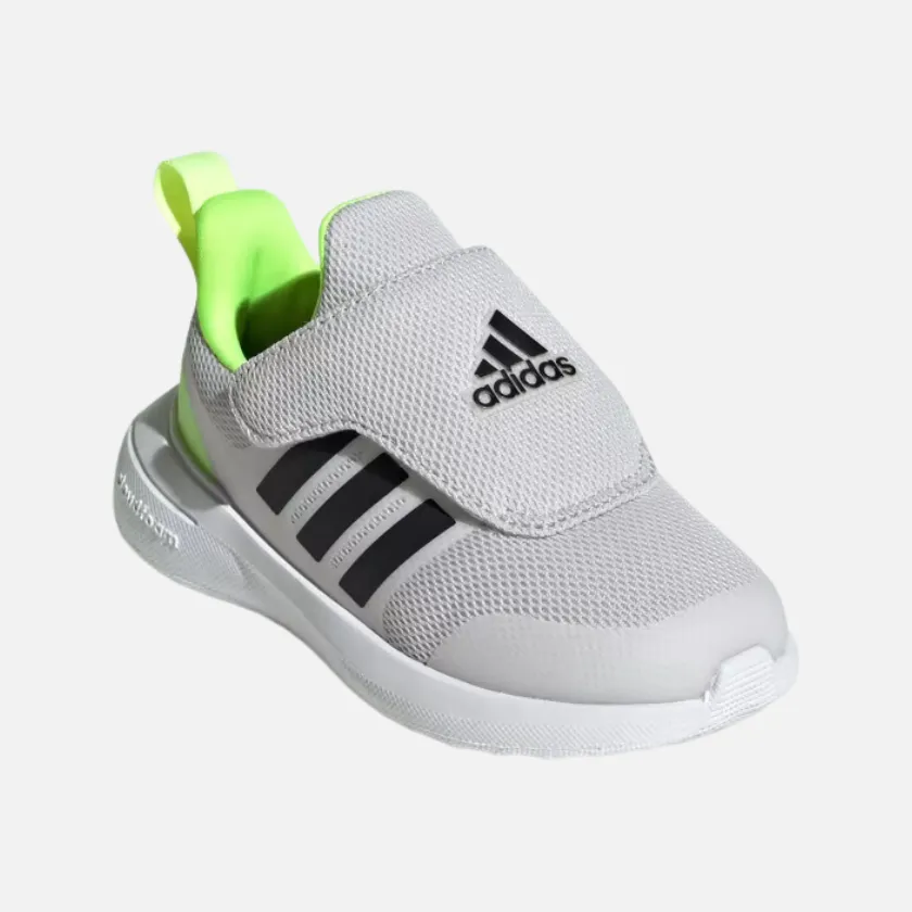 Adidas FORTARUN 2.0 Kids Unisex Shoes (0-3 Year)- Grey One/Core Black/Lucid Lemon