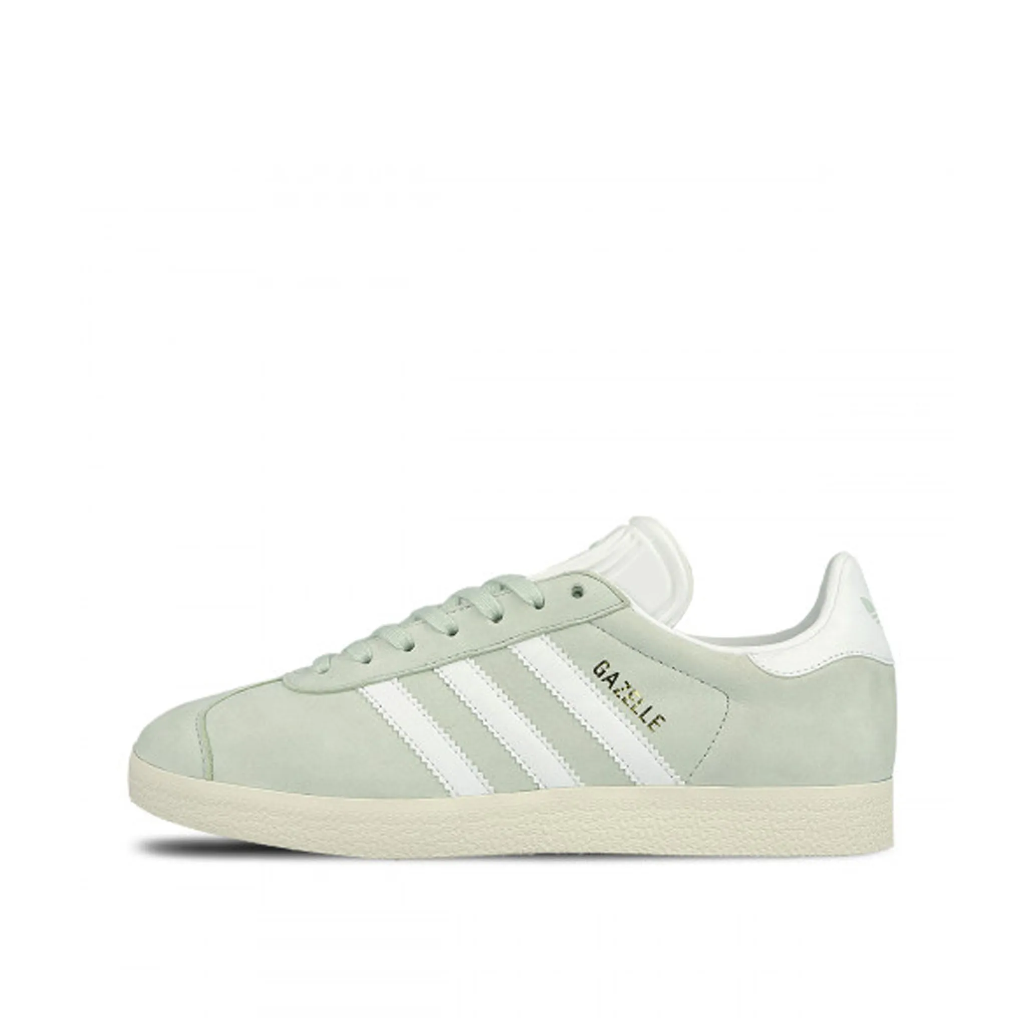 Adidas Gazelle Lace-Up Green Suede Leather Womens Trainers BY9034