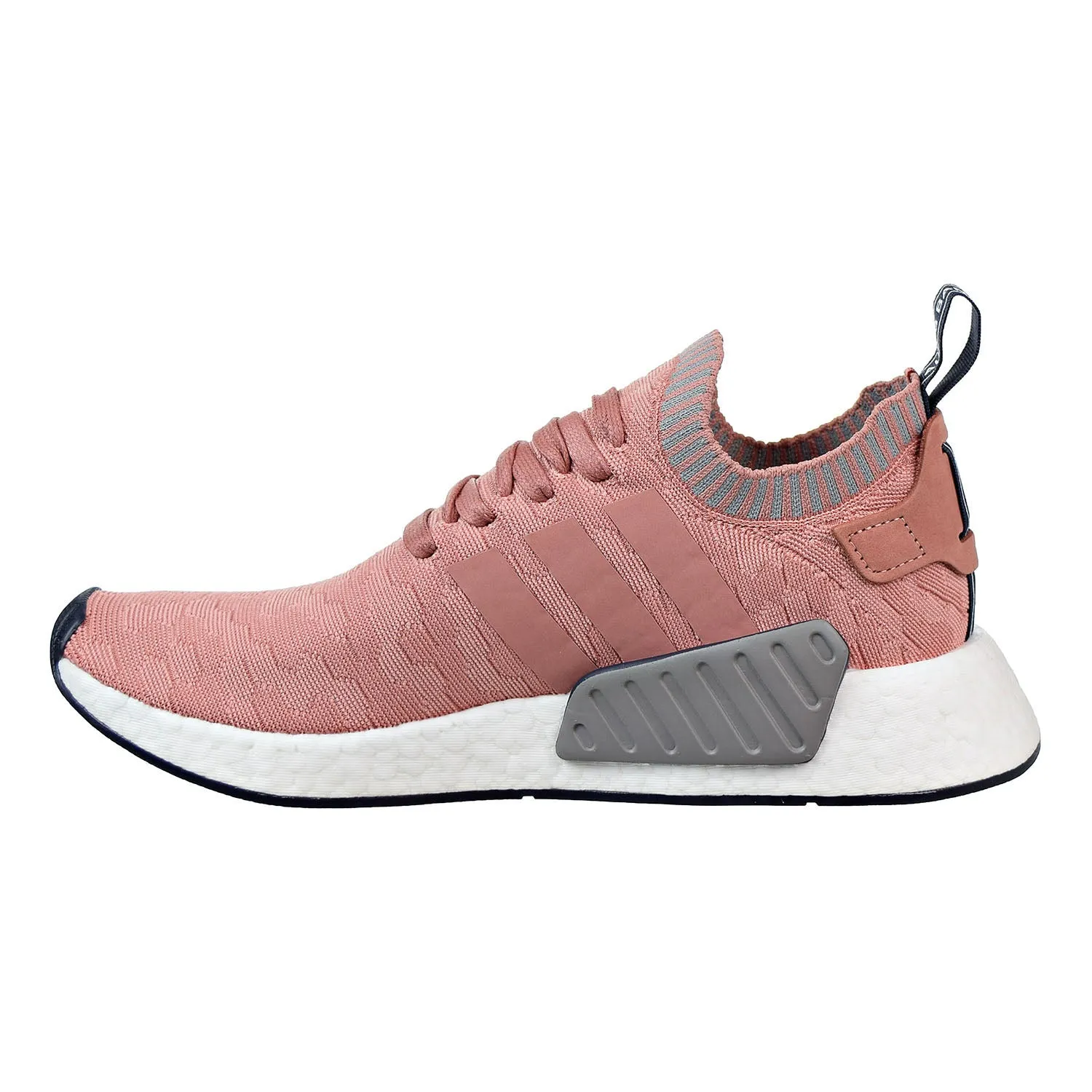 Adidas Originals NMD_R2 Primeknit Women's Shoes Raw Pink/Raw Pink/Grey Three