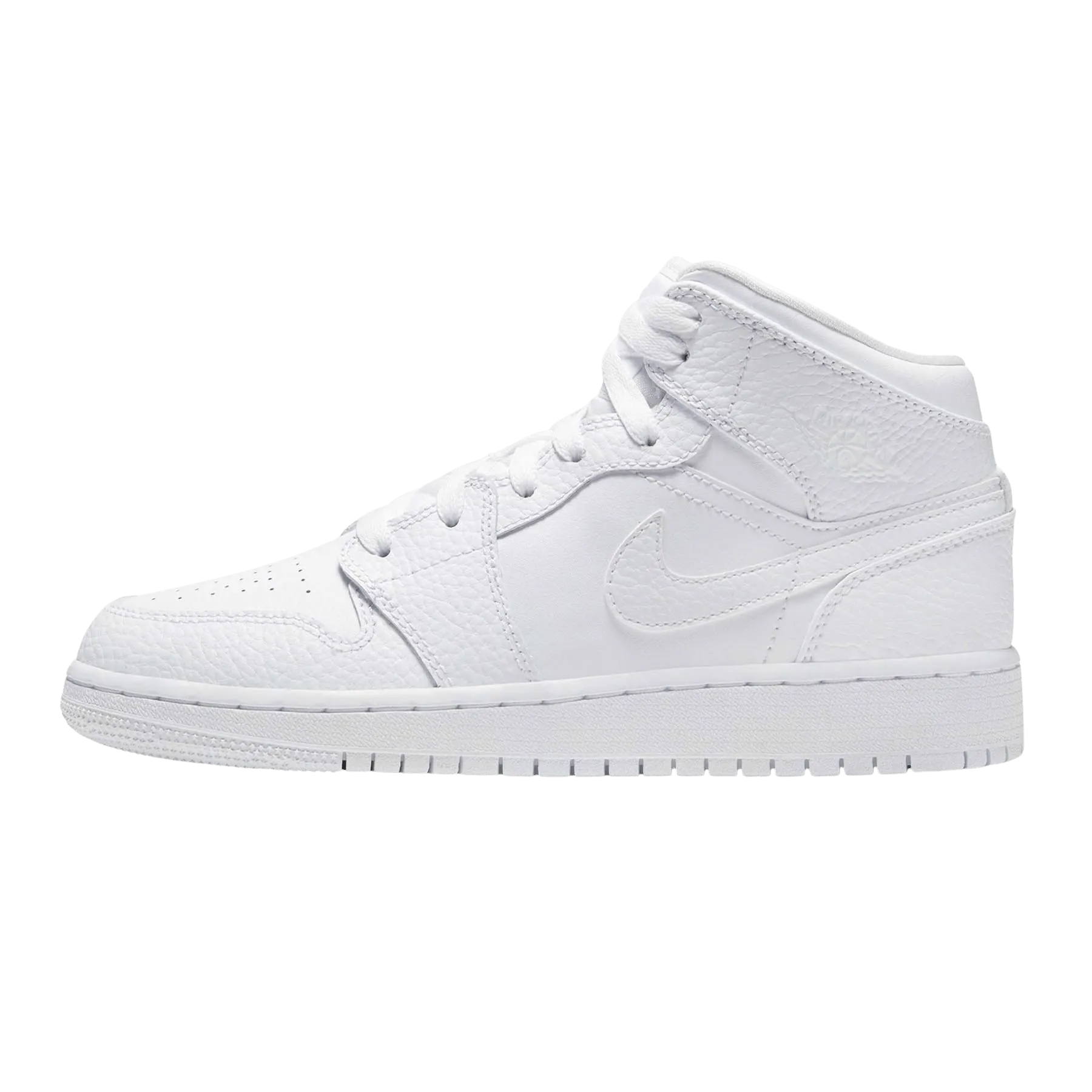 Air Jordan 1 Mid GS 'Triple White'