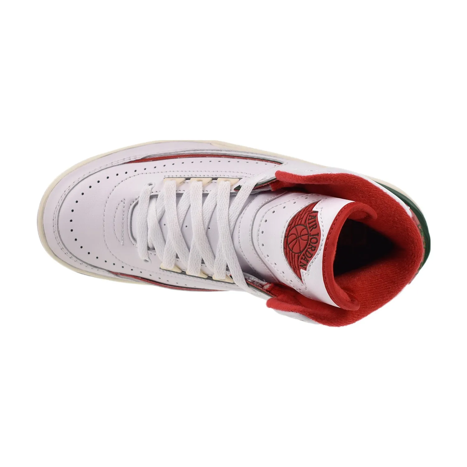 Air Jordan 2 Retro (GS) Big Kids' Shoes White-Fir-Sail