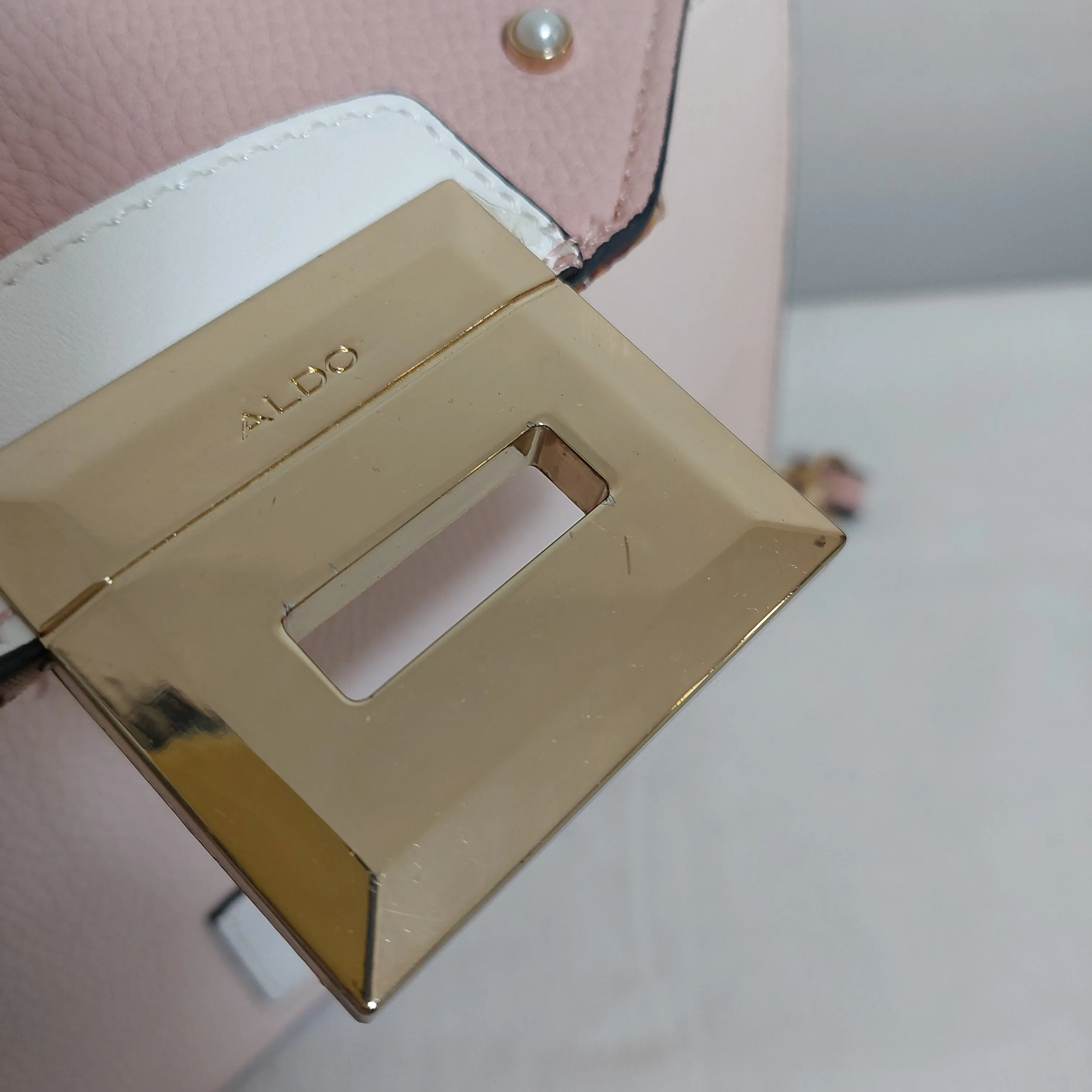 ALDO Pink 'Thenacy' Top-handle Satchel | Pre Loved |