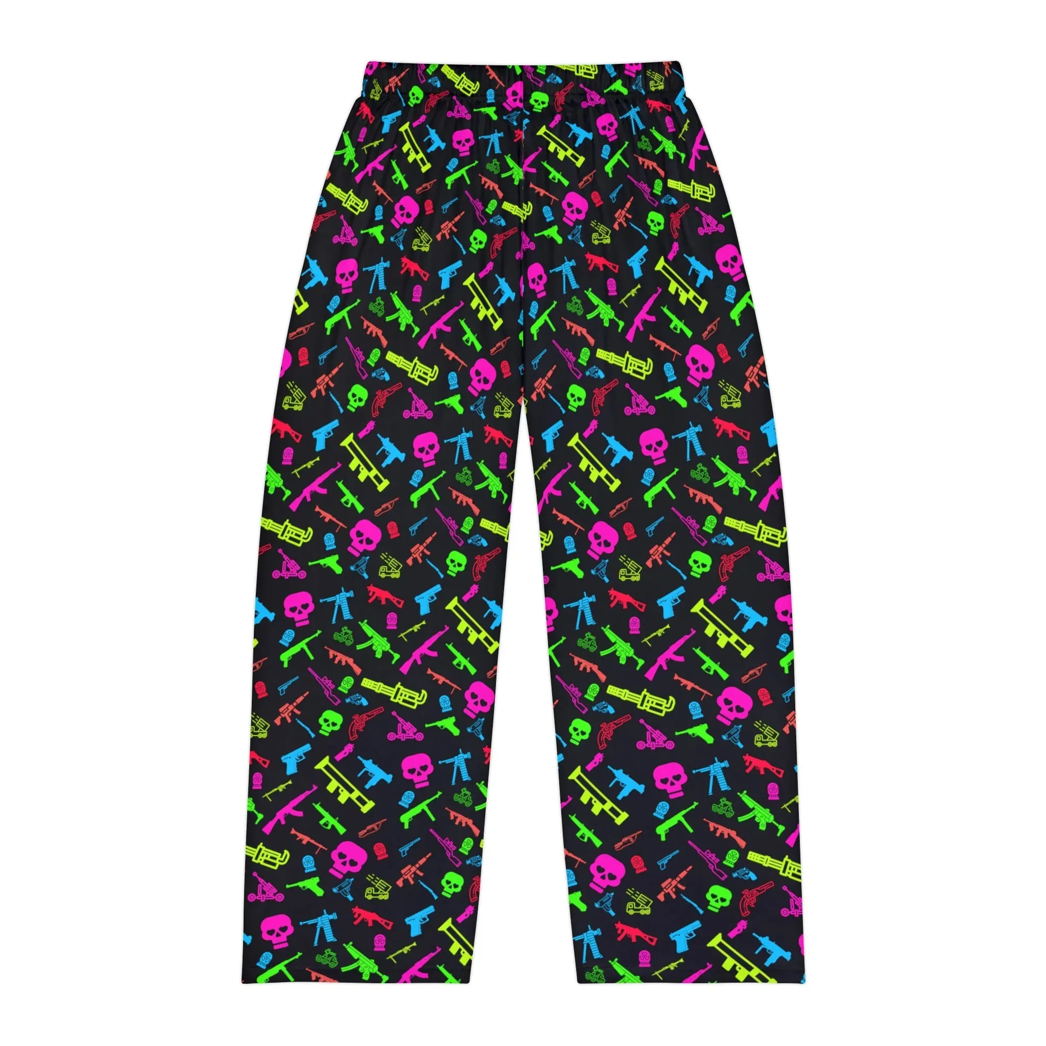 Aloha to Arms Neon Machine Guns Men's Pajama Pants