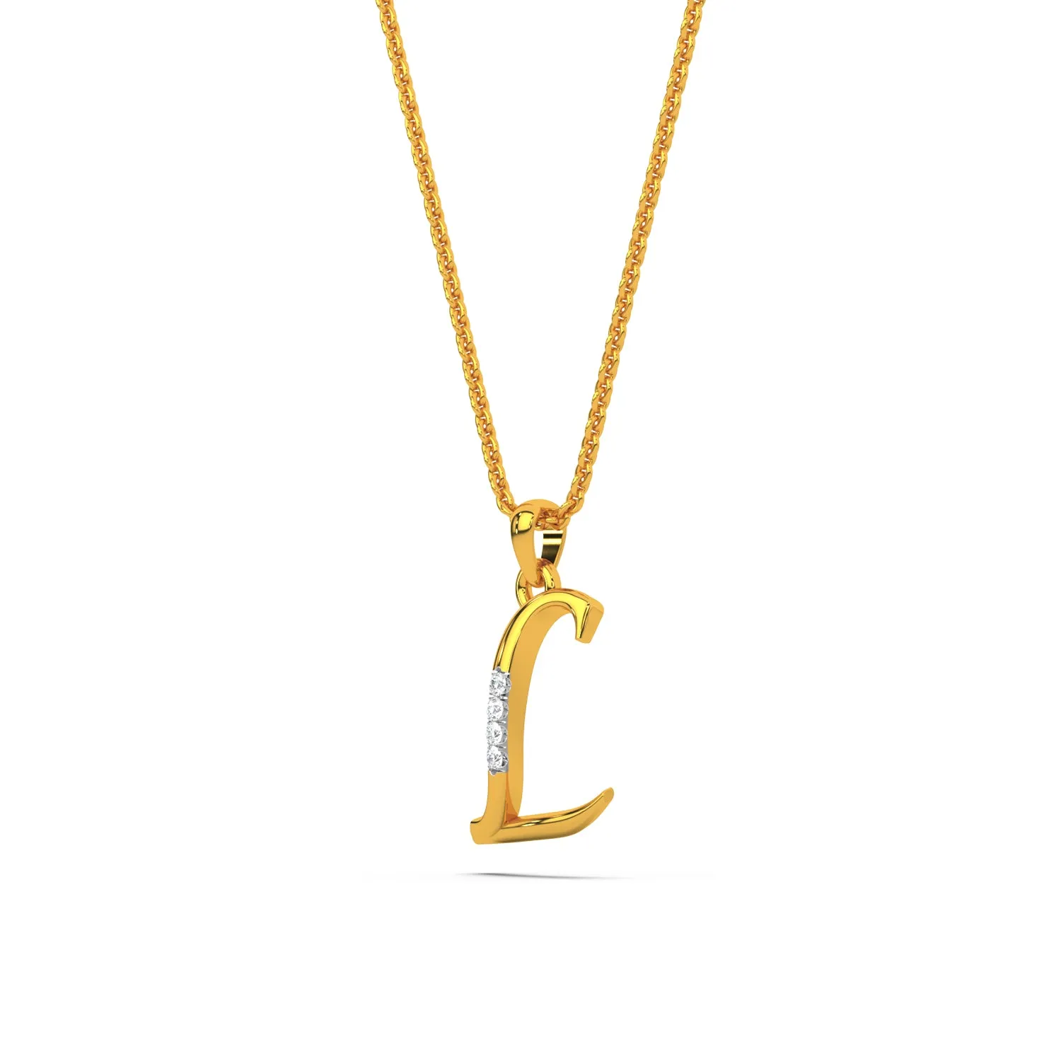 Alphabet L  Unisex Pendant