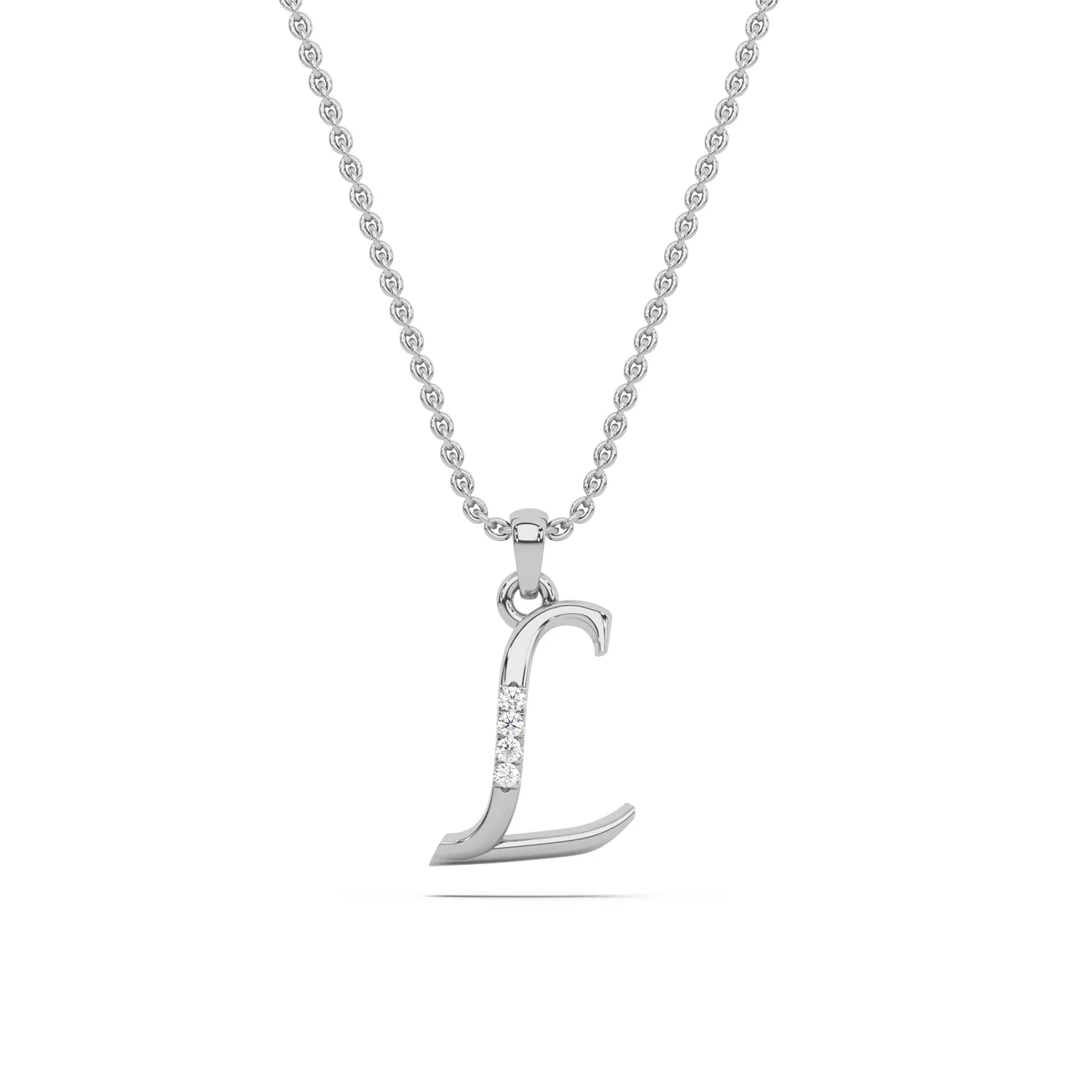 Alphabet L  Unisex Pendant