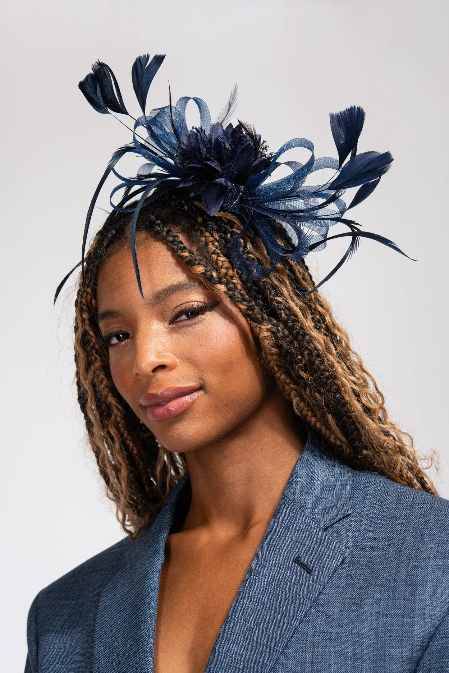 Amara Cluster Loop Flower Fascinator