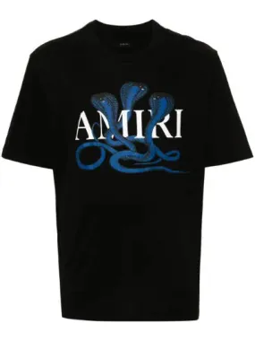 AMIRI Poison cotton T-shirt Black/Blue