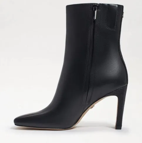 Anika Ankle Bootie in Black Leather