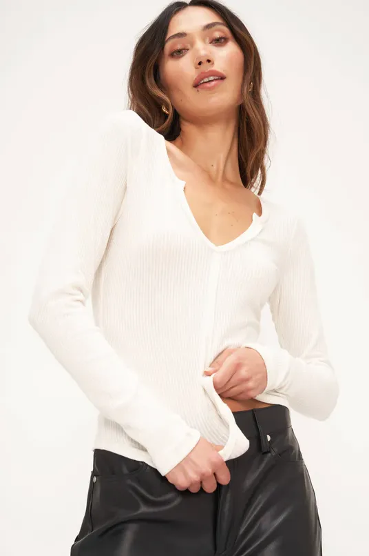 Arcadia notch neck top