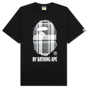 Bape Check by Bathing Ape Tee - Black