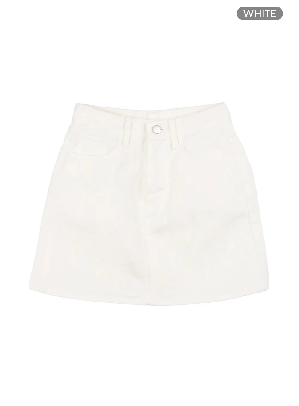 Basic Cotton Mini Skirt OY409