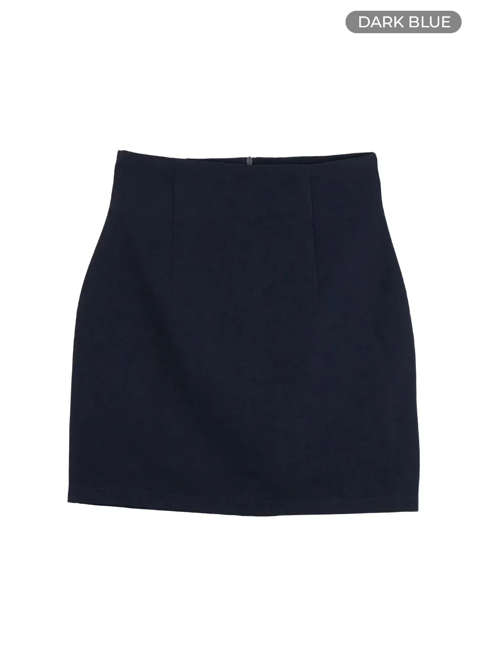 Basic High Waist Mini Skirt OU411