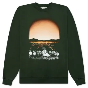 Beyond The Past Crewneck - Green