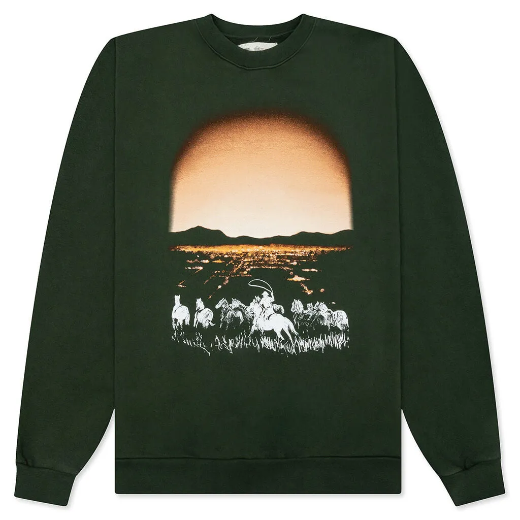 Beyond The Past Crewneck - Green