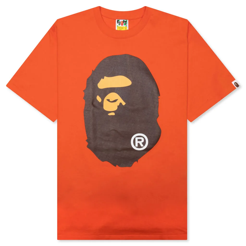 Big Ape Head Tee - Orange