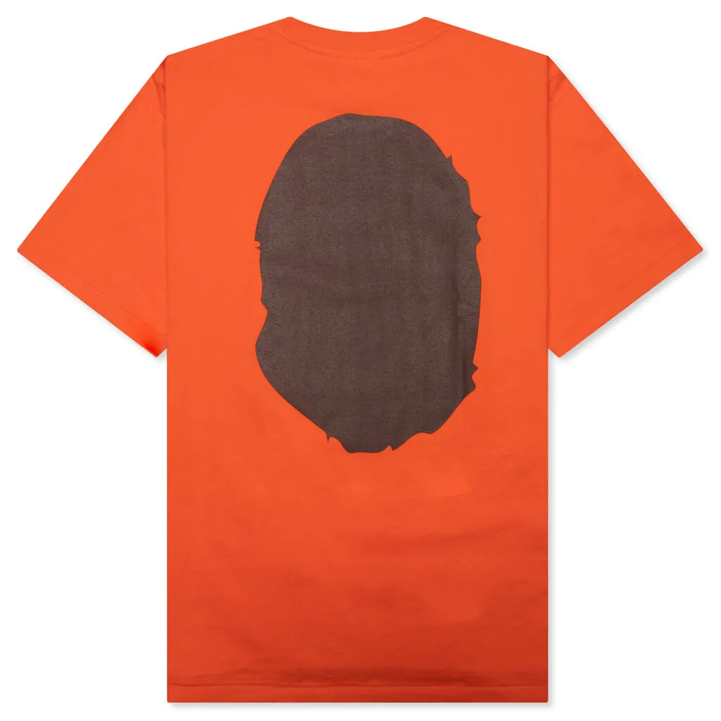 Big Ape Head Tee - Orange