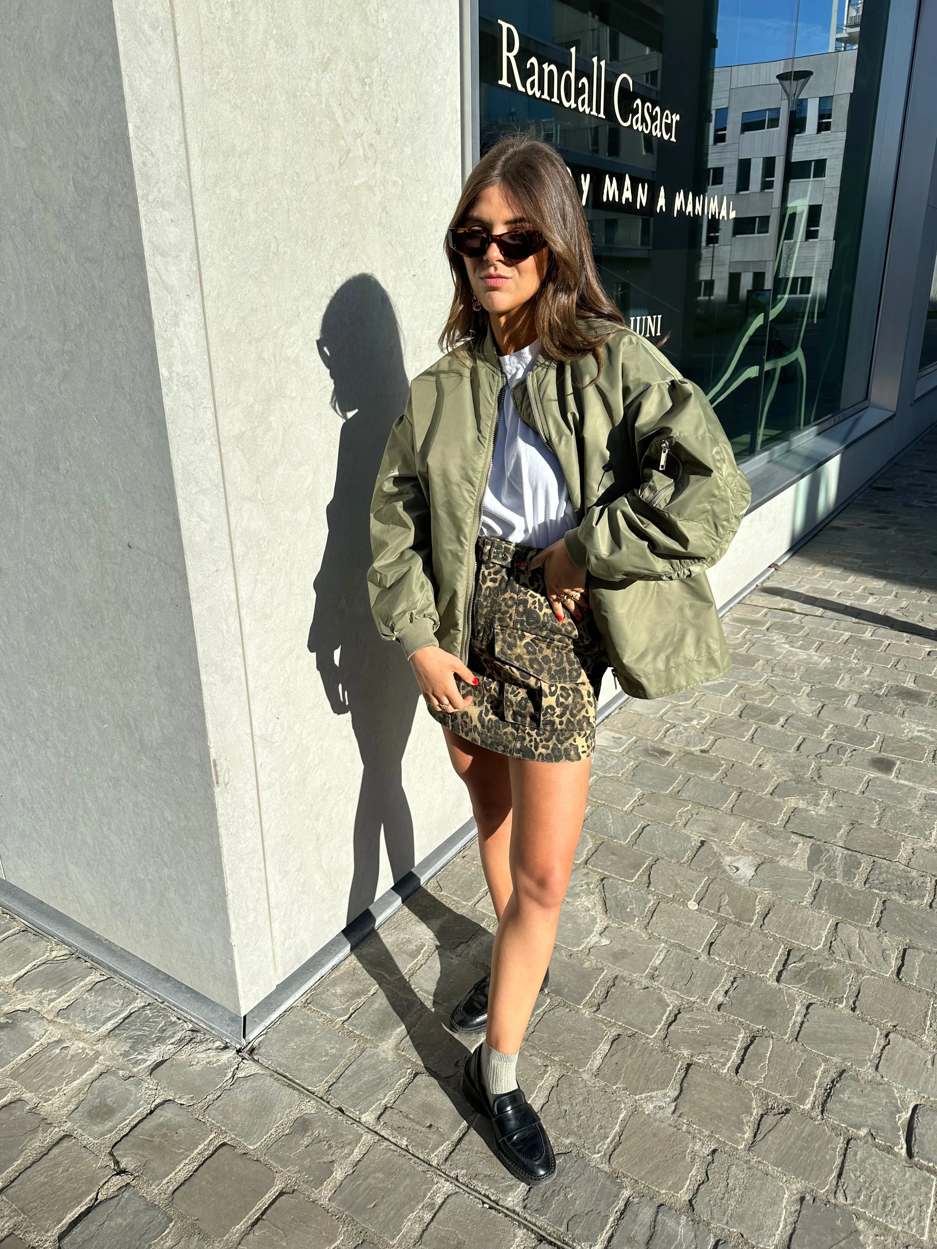 Billie bomber green