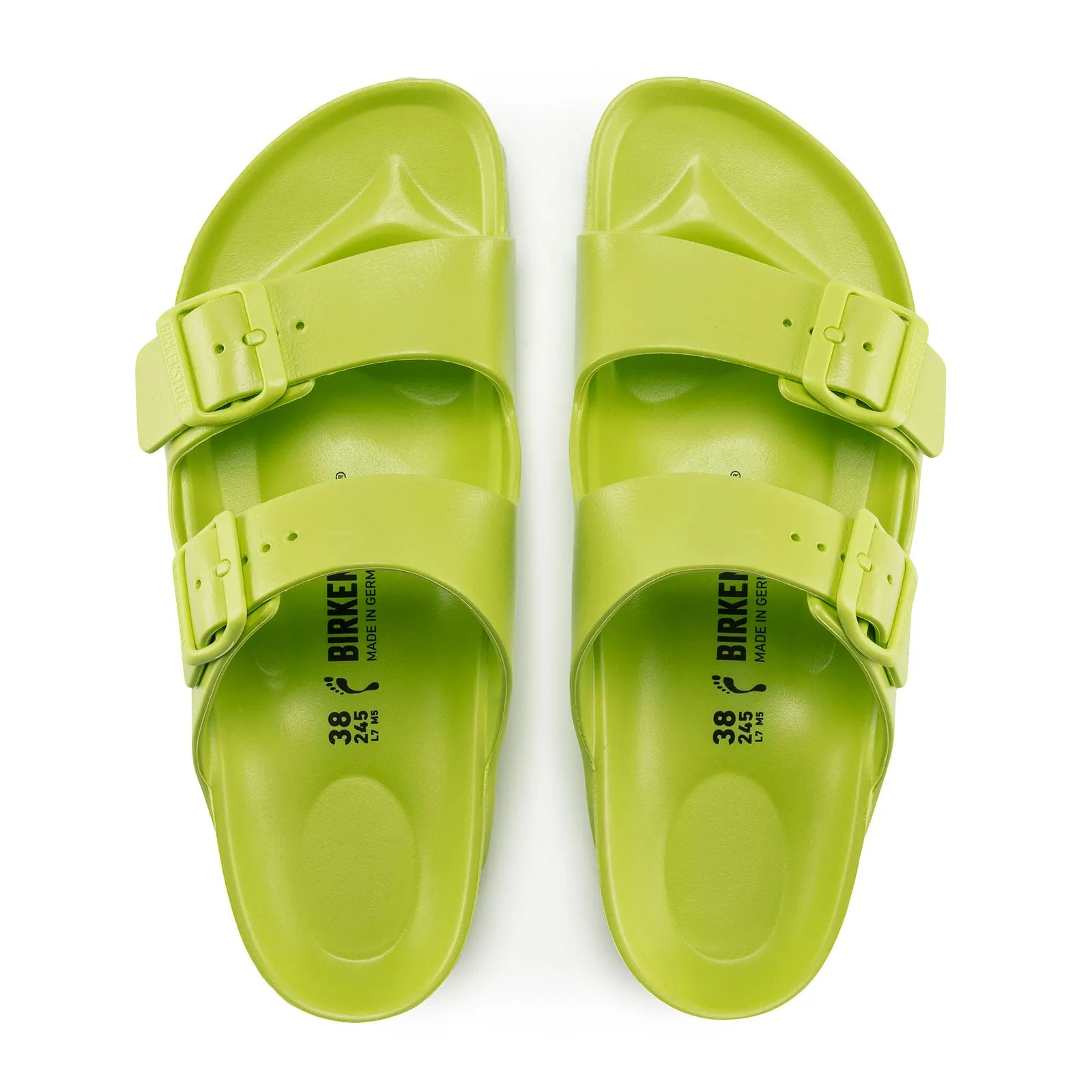 Birkenstock Arizona EVA Narrow Slide Sandal (Women) - Active Lime