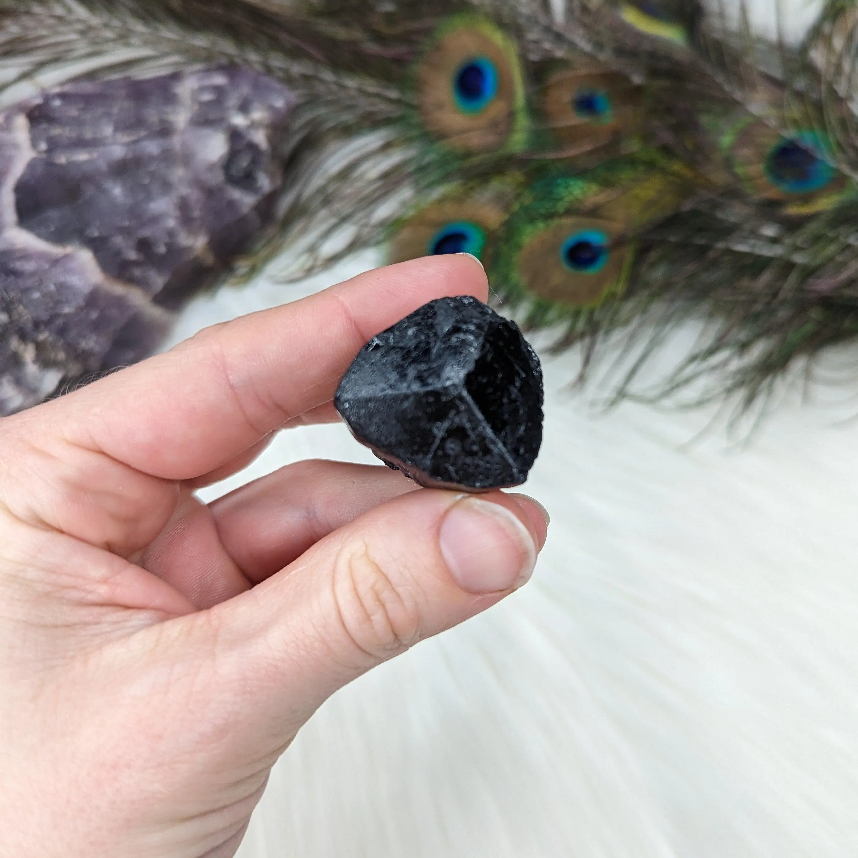 Black Tourmaline AA Gemmy Crystal Specimen