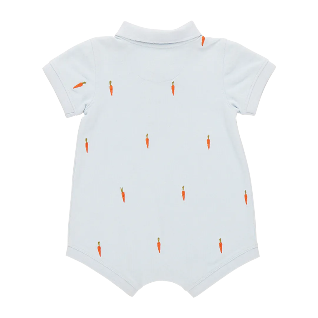 Blue Rooster Baby Boys Alec Jumper - Carrot Embroidery