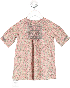 Bonpoint Pink Organic Cotton Dress 4 Years