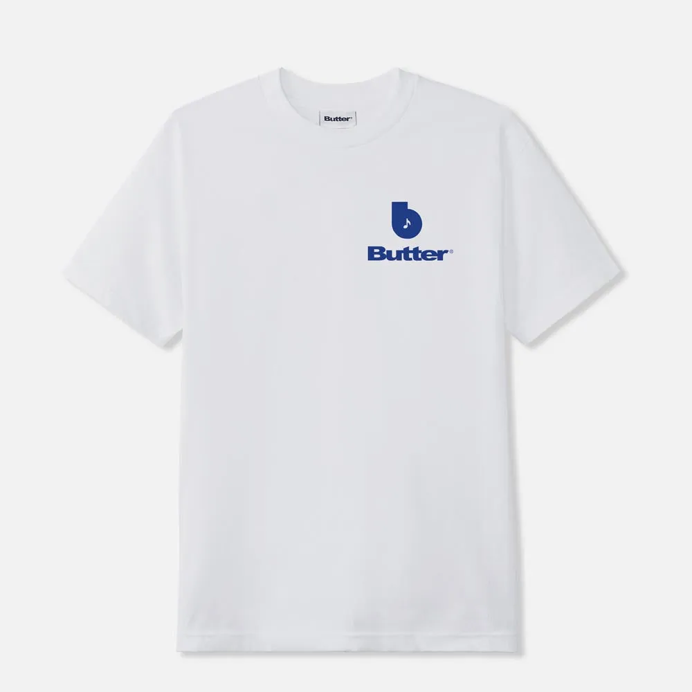 Butter Goods - Blue Note Finest Logo T-Shirt - White