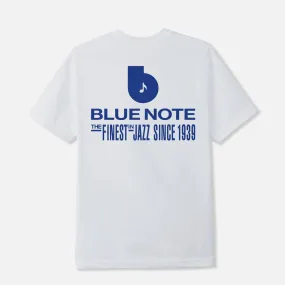 Butter Goods - Blue Note Finest Logo T-Shirt - White