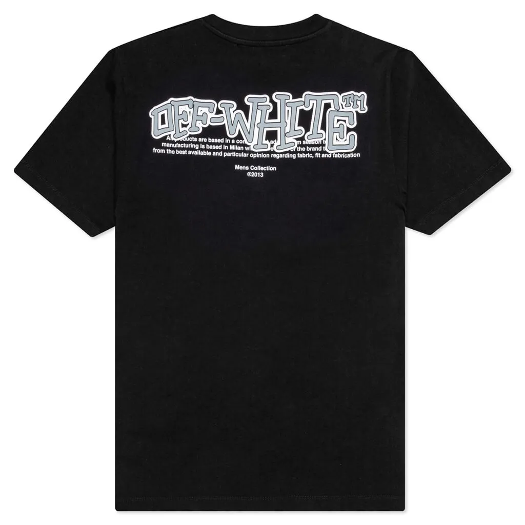 Carlos Type Over S/S Tee - Black/White