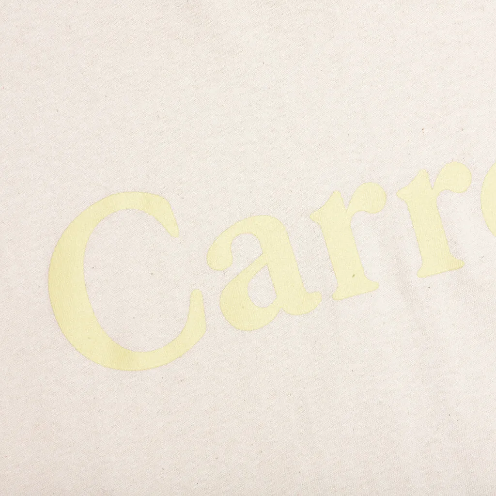 Carrots By Anwar Carrots Wordmark T-Shirt - Cream