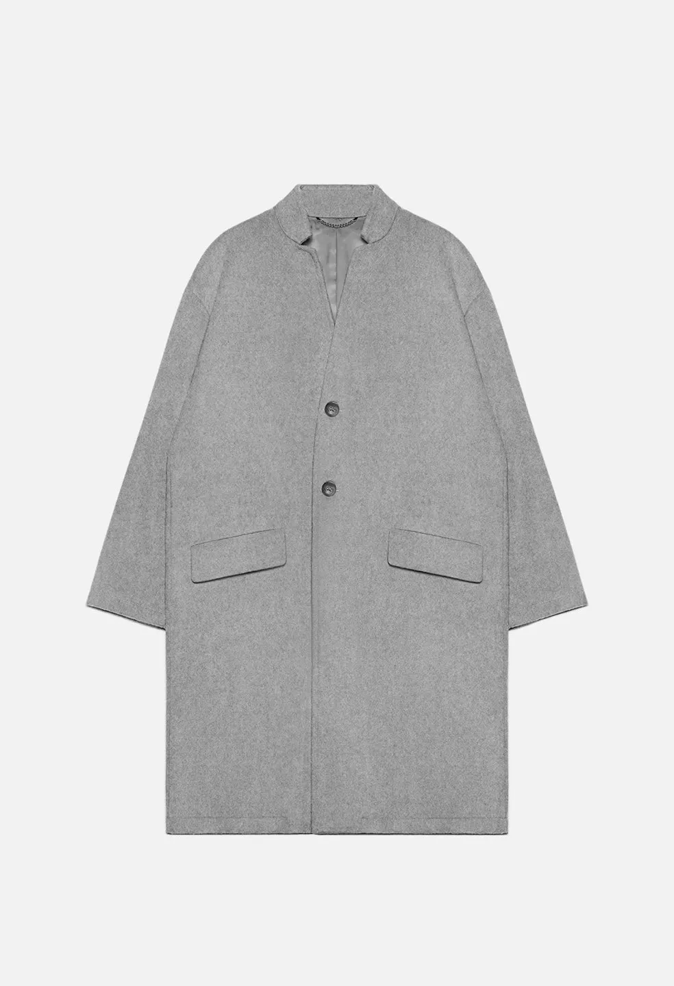 Cashmere Blend Topcoat / Grey