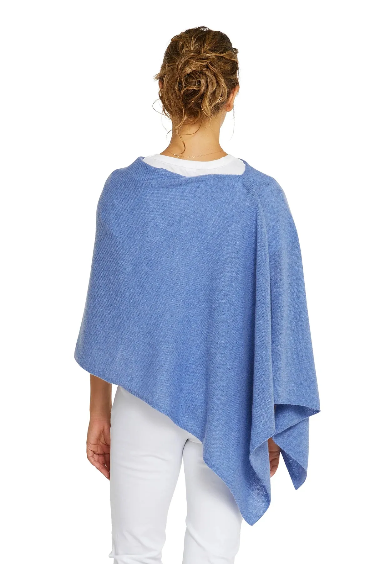 Cashmere Topper - Cornflower Blue