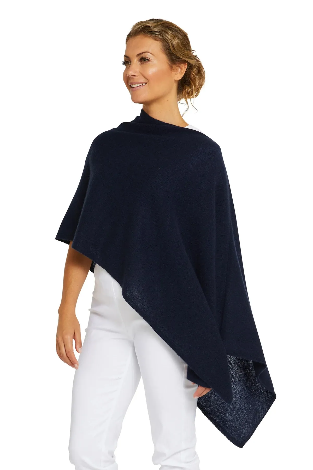 Cashmere Topper - INDIGO