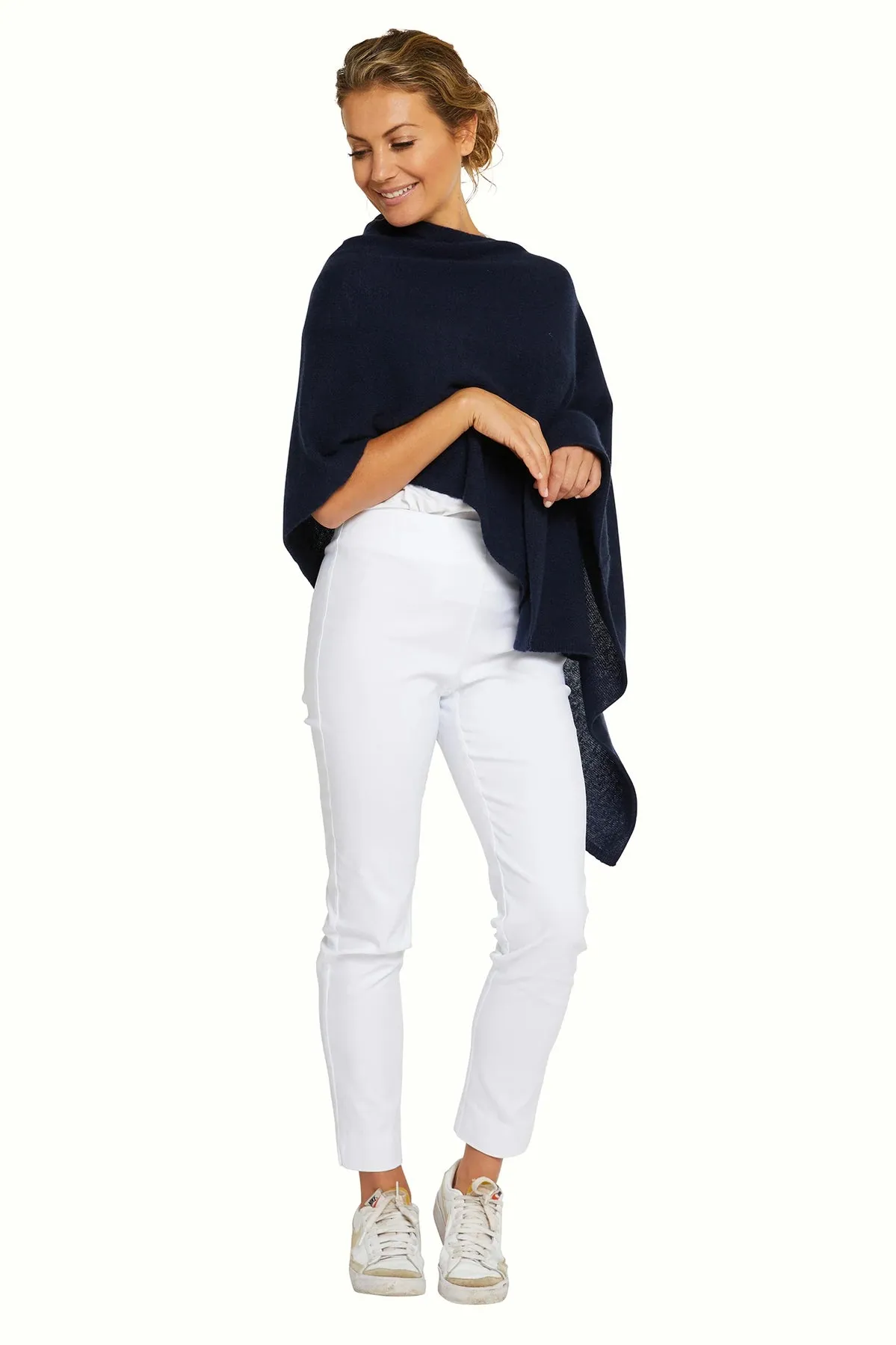 Cashmere Topper - INDIGO